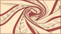 Abstract swirl pattern, artistic background design. vector design Generative AI Royalty Free Stock Photo