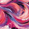 Abstract swirled background with pink and purple paint (tiled)