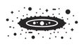 Abstract Swirling Binary Data Pattern, Digital Flow, vector design Generative AI Royalty Free Stock Photo