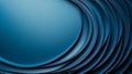 Abstract Swirling Blue Layers: A 3D Rendering of Concentric Circles Royalty Free Stock Photo