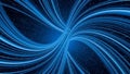 Abstract swirling blue light trails forming a vortex of digital energy Royalty Free Stock Photo