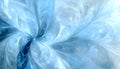 abstract fractal art with swirling icy blue feather patterns creating a dynamic and ethereal flowing texture in digital design Royalty Free Stock Photo