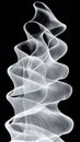 Abstract swirling lines create a dynamic visual effect against a dark background Royalty Free Stock Photo