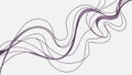 Abstract swirling lines pattern design element vector design Generative AI Royalty Free Stock Photo
