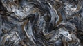 Abstract Swirling Marble Texture in Monochrome Tones Royalty Free Stock Photo