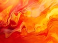 Abstract Swirling Orange and Red Liquid Background Royalty Free Stock Photo