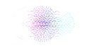 Abstract Swirling Particles, Dynamic Digital Element, vector design Generative AI Royalty Free Stock Photo