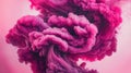 Abstract swirling pink clouds create a vibrant and dreamy atmosphere. Royalty Free Stock Photo
