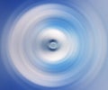 Abstract Swirling ripples blue and white