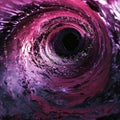 Abstract Swirling Vortex in Vivid Colors