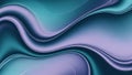 Swirling Abstract Waves of Teal, Purple, and Dark Blue Metallic Liquid background Royalty Free Stock Photo