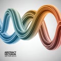 Abstract Swirls - Gradient Color Background Royalty Free Stock Photo