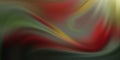 Abstract swirls of red yellow and green light streaks Royalty Free Stock Photo