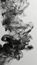 Abstract swirls of smoke in monochrome Royalty Free Stock Photo