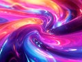 Abstract swirls vibrant futuristic neon glowing digital art design glowing light fantasy magical ethereal colorful decorative