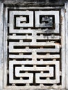 Abstract symbol at a confucius temple