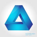 Abstract symbol, impossible object, triangle