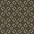 abstract symmetrical floral geometric pattern