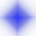 Abstract symmetrical halftone ellipse grid pattern background - vector graphic from ellipses in varying sizes