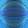 Abstract symmetrical motion background from thin curved lines in blue tones