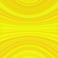 Abstract symmetrical motion background from thin yellow curved lines