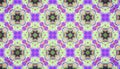 Abstract symmetrical multicolored patterned background