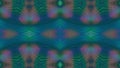 Abstract symmetrical multicolored patterned background