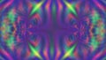 Abstract symmetrical rainbow glowing background