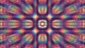 Abstract symmetrical rainbow glowing background