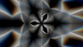 Abstract symmetry kaleidoscope with chromatic aberrations, 3d render backdrop, computer generating
