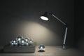 Abstract table lamp decor