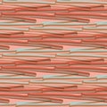 Abstract tassle stripe watercolor vector seamless pattern backdround. Groups of overlapping painterly tassels horizontal