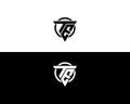 Abstract TE Letter Logo And Icon