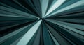 Abstract teal burst with converging lines creating a sense of speed and motion Royalty Free Stock Photo