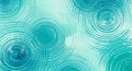 Abstract Teal and Cyan Ripples on Water Surface Background waves Royalty Free Stock Photo