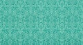 Abstract teal geometric pattern with subtle depth illusion and textured surface Royalty Free Stock Photo