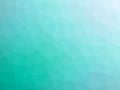 Abstract teal white gradient polygon shaped background