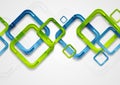 Abstract tech background with bright squares Royalty Free Stock Photo
