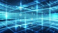 Abstract technology background with binary code. Vector illustration. Eps 10.