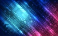 Abstract tech background. Futuristic digital system technology interface with geometric shapes