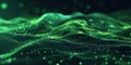 Abstract Tech Background Illustrating Quantum Encryption