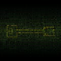 Abstract tech binary security green background Royalty Free Stock Photo