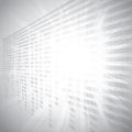 Abstract tech binary silver background Royalty Free Stock Photo