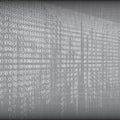 Abstract tech binary silver background Royalty Free Stock Photo