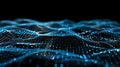 Abstract Tech Grid - Data Flow, Blockchain Network, Artificial Intelligence, Cloud Computing, Quantum Technology, Metaverse Royalty Free Stock Photo