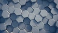 Abstract tech honeycomb background. Royalty Free Stock Photo