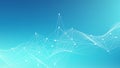 Abstract tech network connection dots. Digital technology and big data analysis background. Geometric background with Royalty Free Stock Photo