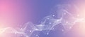 Abstract tech network connection dots. Digital technology and big data analysis background. White background with plexus Royalty Free Stock Photo
