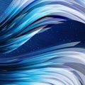 Abstract techno design elements on a blue background Royalty Free Stock Photo