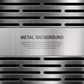 Abstract techno metal vector background Royalty Free Stock Photo